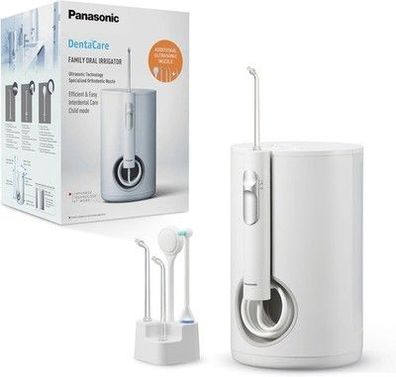 Panasonic EW1614AW503-PACK Familien-Munddusche, Munddusche für Zähne, 5 Düsen