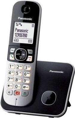 Panasonic KX-TG6851GB Schnurlostelefon übersichtliche Schriftgröße, lauter Hörer