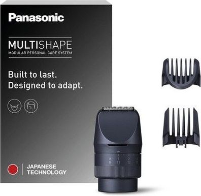 Panasonic Multishape ER-CTN1 Trimmeraufsatz Bart & Haare, 39 Längen, schwarz