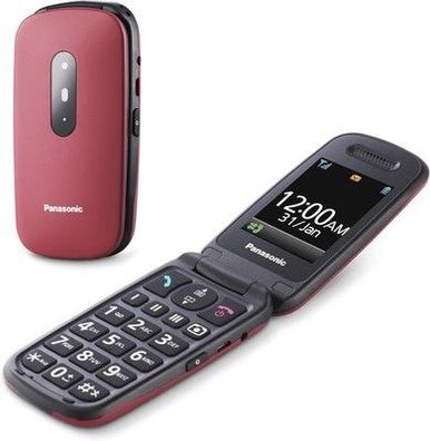 Panasonic KX-TU446EXR 2G Seniorenhandy ohne Vertrag (SOS-Notruftaste, Stoßfest)