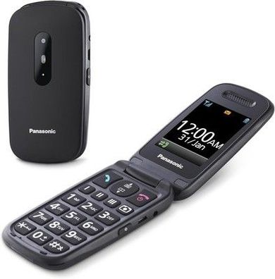 Panasonic KX-TU446EXB 2G Seniorenhandy ohne Vertrag (SOS-Notruftaste, Stoßfest)