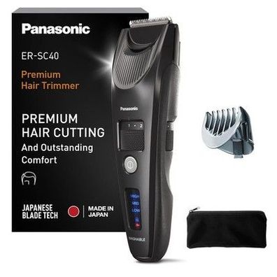 Panasonic ER-SC40K803 Haarschneider für Männer, tragbarer, kabelloser Trimmer