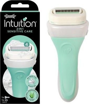 Wilkinson Sword - Intuition Sensitive Care Rasierer für Frauen, Rasiergriff + 1
