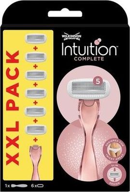 Wilkinson Sword Intuition Complete Rasierklingen für Damen , Skin-Protect-Gel