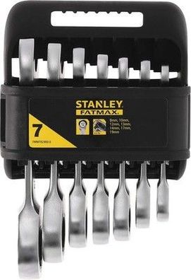 Stanley Fatmax kurzes 7 tlg. Schraubenschlüssel-Set mit Ratsche, Maulschlüssel