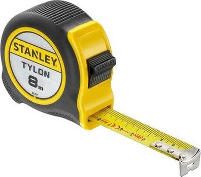 Stanley Maßband Bandmass Tylon Maßband 8m, Tylon-Polymer Schutzschicht 0-30-657