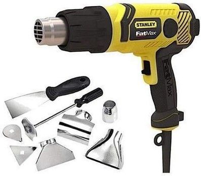 Stanley - FatMax Heissluftpistole (2.000 Watt, inkl. 8-TLG. Düsen- & Schaberset)