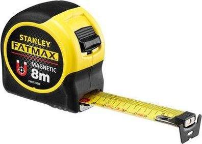 Stanley FatMax Bandmaß Blade Armor, Magnethaken (8 m Länge, FMHT0-33868) Maßband
