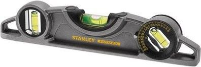 Stanley FatMax Pro Torpedo-Wasserwaage Klein - Wasserwaage, 0-43-609, Grau