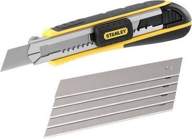 Stanley FatMax Cuttermesser Profi Teppichmesser Stanley Messer mit Magazin, 18mm