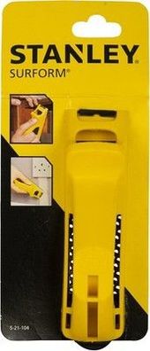 Stanley Surform Hobby-Blockhobel, einfacher & werkzeugloser Blattwechsel, 155mm
