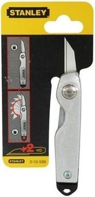 Stanley Hobbymesser 0-10-598 (mit einklappbarer Klinge, 110mm Länge, + 2 Klingen)
