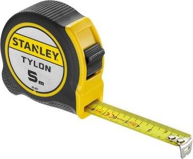 Stanley Maßband Bandmaß Tylon 0-30-697 (5 Meter, Tylon-Polymer Schutzschicht)