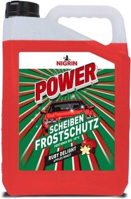 NIGRIN POWER Scheibenfrostschutz Fertigmix Bratapfel | 5 Liter | bis -18°C