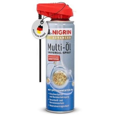 NIGRIN Advanced Multi-Öl, Multifunktionsöl, herausragende Schmierwirkung 250 ml