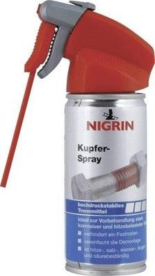 NIGRIN Kupfer-Spray, hochdruckstabiles Trennmittel, verhindert Festrosten, 100ml