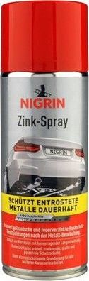 NIGRIN Zinkspray, 400 ml, erneuert die Rostschutz-Beschichtung schnell trocknend