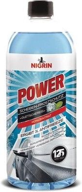 NIGRIN POWER Scheiben-Frostschutz Konzentrat Gletscherfrische | 1 L - bis -52 °C