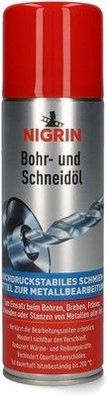 NIGRIN Bohr- & Schneideöl, 250 ml, hochdruckstabiles silikonfreies Schmiermittel