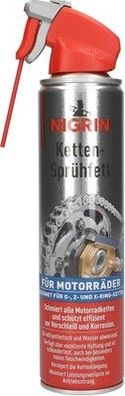 NIGRIN Ketten-Sprühfett, 6 x 400 ml, vollsynthetisch, schützt vor Verschleiß