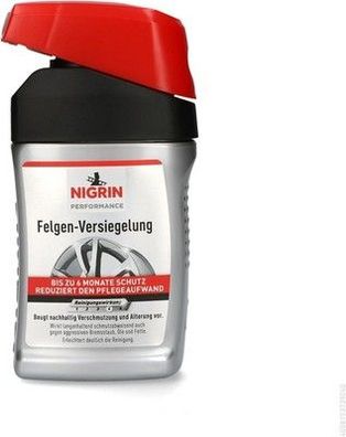 NIGRIN Performance Felgen-Versiegelung für alle Aluminium-, Stahl & mehr, 300 ml