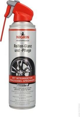 Nigrin Performance Reifen-Glanz und –Pflege, 500 ml, schützt Autoreifen, Reifen