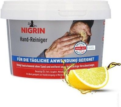 NIGRIN Handwaschpaste 500ml, hautschonend, entfernt hartnäckige Verschmutzungen