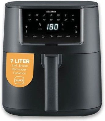 Severin Heißluftfritteuse Single XXL, 7L, 11 Automatik-Programme, Touch-Display