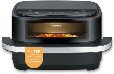 Severin Heißluftfritteuse Pizza & More, Pizzaprogramme, 10 Garprogramme, 2100W