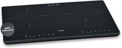Severin Doppel-Induktionskochplatte 2 Platten, 3.400W, schwarz, Glas, DK 1033