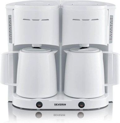 Severin Duo Filterkaffeemaschine mit Thermokanne, Kaffeemaschine für 16 Tassen