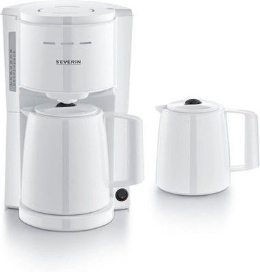Severin Filterkaffeemaschine mit 2 Thermokannen, Kaffeemaschine 1000 W, 1 Liter