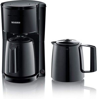 Severin Filterkaffeemaschine mit 2 Thermokannen, Kaffeemaschine für 8 Tassen
