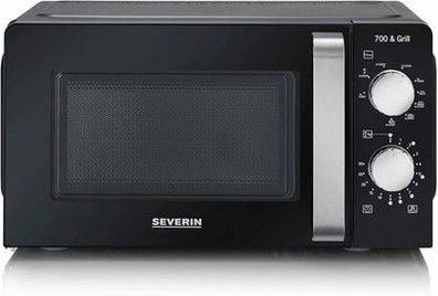 Severin 2-in-1 Mikrowelle mit Grill 700 W, 900 W Grill, Grillofen mit 9 Modis