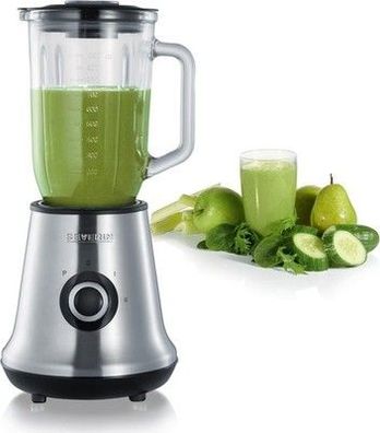 Severin SM 3738 2-in-1 Multimixer mit Grinder, 500 W, Edelstahl/Schwarz, SM3734