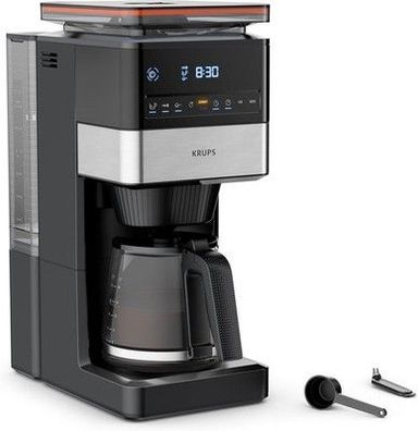 KRUPS Grind Aroma XL Filterkaffeemaschine, abnehmbares Kegelmahlwerk, KM842810