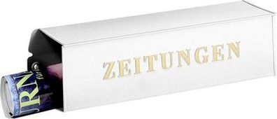 Burg-Wächter Zeitungsrolle Metall-Seitendeckel, Eckig, Verzinkter Stahl, 808 W