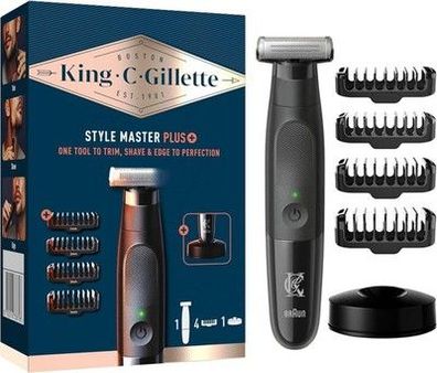 King C. Gillette Style Master Barttrimmer für Männer mit CenterCut Technologie