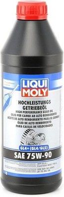 LIQUI MOLY Hochleistungs-Getriebeöl (GL4 + ) SAE 75W-90 | 1 Liter | Getriebeöl