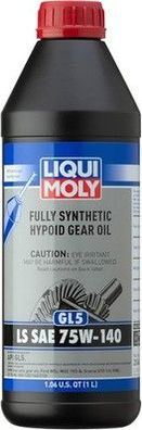 LIQUI MOLY Vollsynthetisches Hypoid-Getriebeöl (GL5) LS SAE 75W-140 | 1 Liter