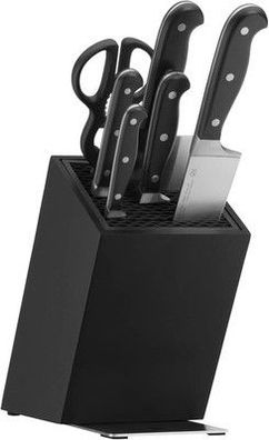 WMF FlexTec Messerblock, schwarzlackierter Messerhalter für bis zu 15 Messer