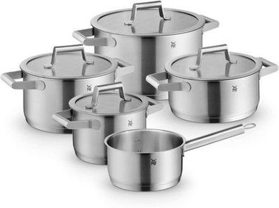 WMF Comfort Line Topf-Set Induktion 5-tlg Kochtopf Set Glasdeckel unbeschichtet