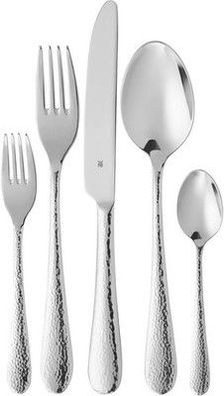 WMF Sitello Besteck Set 6 Personen, Cromargan, Essbesteck Set 30 teilig, silber