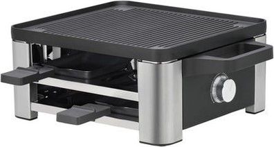 WMF Lono Raclette Grill für 4 Personen Tischgrill aus Cromargan Edelstahl, 870W