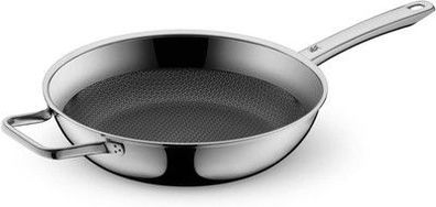 WMF Profi Resist Schmorpfanne 28cm Induktion, hoch Mehrschichtmaterial, Ofenfest