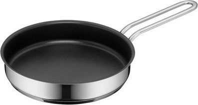WMF Mini Bratpfanne beschichtet klein 18 cm, Cromargan Edelstahl poliert, Pfanne