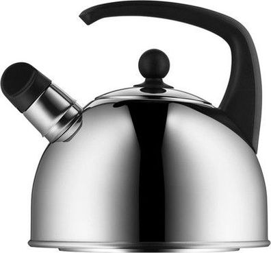 WMF Flötenkessel 2,0 L Pfeifenkessel mit Flöte Teekessel Wasserkessel Cromargan
