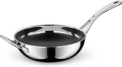 WMF Profi Resist Wokpfanne 28cm, Wokpfanne Induktion Mehrschichtmaterial, Pfanne