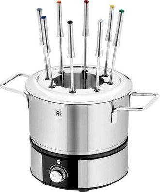 WMF Lono Fondueset für 8 Personen, Fondue elektrisch, 1400W, edelstahl matt 1,2L