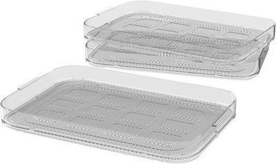 WMF Küchenminis Dörrgitter 3-tlg 27,7 x 17,6 x 7,1 cm 3 Dörrgitter für Dörrgerät